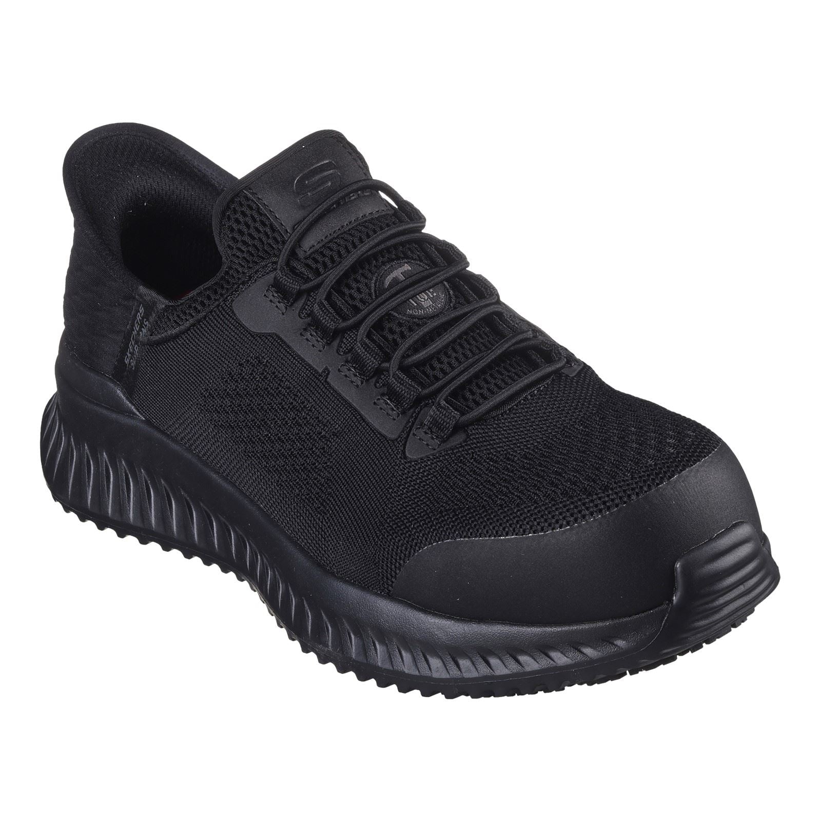Skechers Workwear Tilido Fletchit CT Textile Men's Black Safety Sneakers
