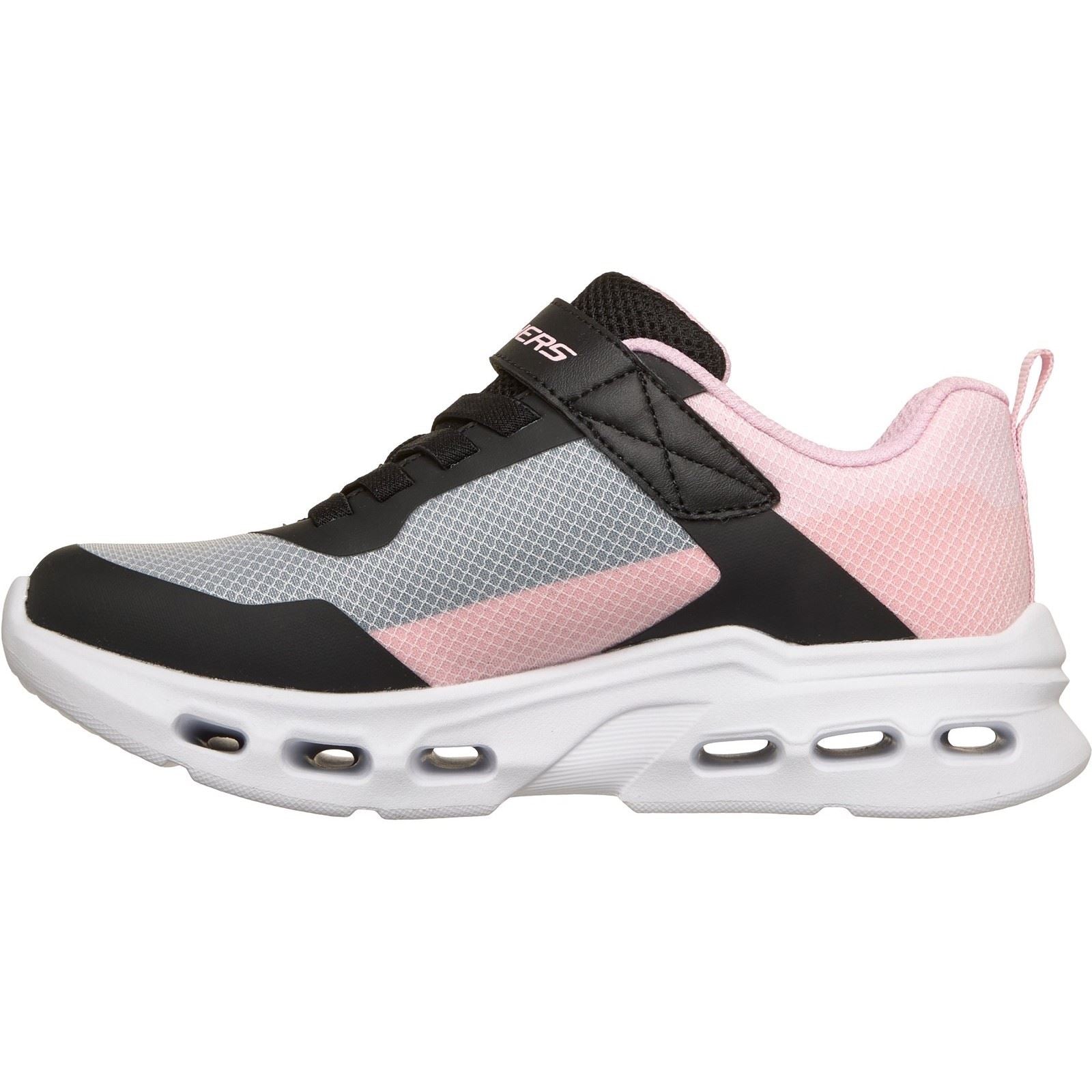 Skechers Glide-Step Drift Textile Girl's Black/Multi Trainers