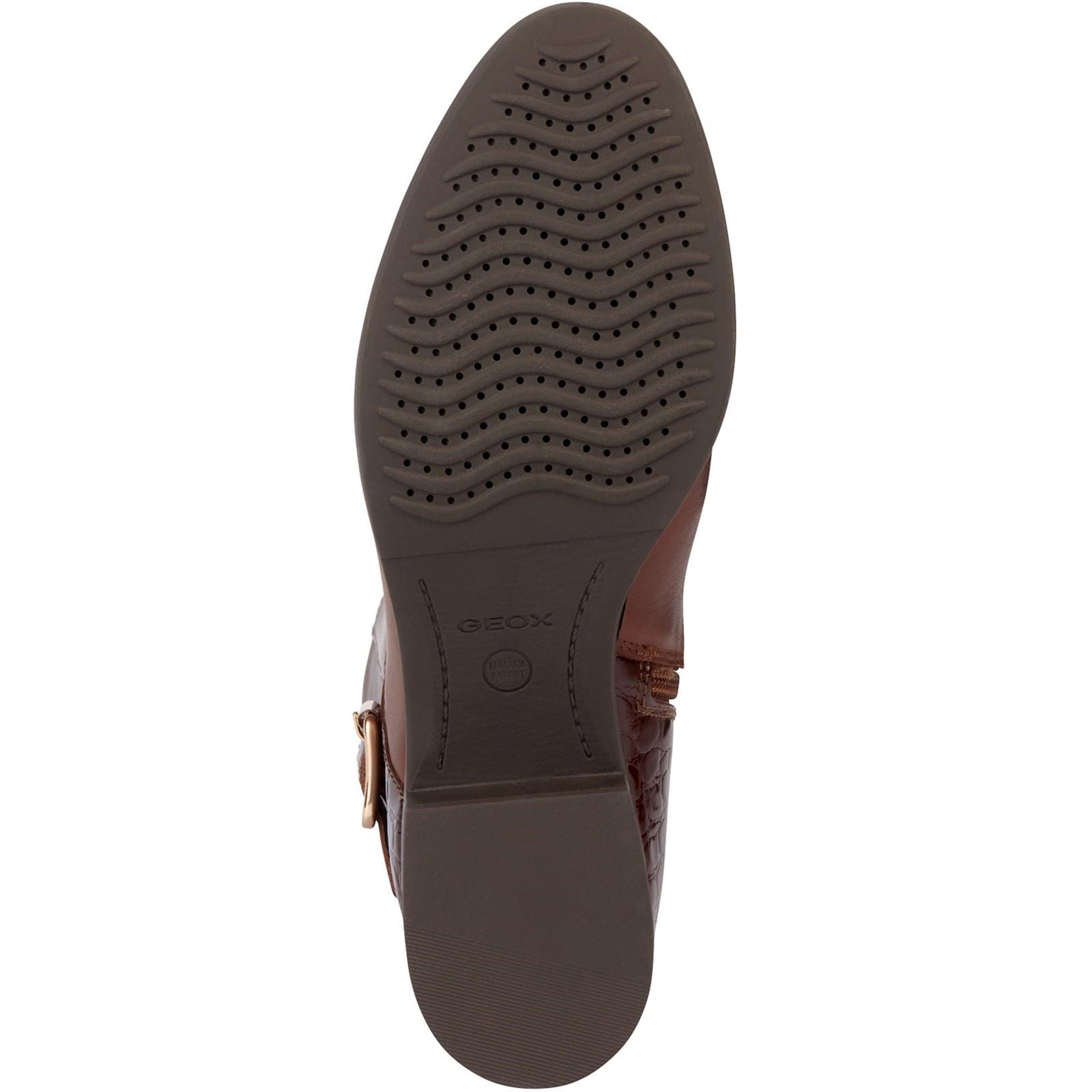 Geox D Felicity Leather Women's Brown Boots