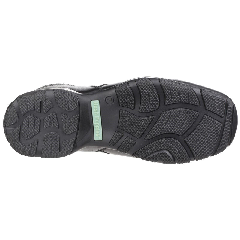 Hush Puppies Bespoke Youth Boys Black Leather Loafers