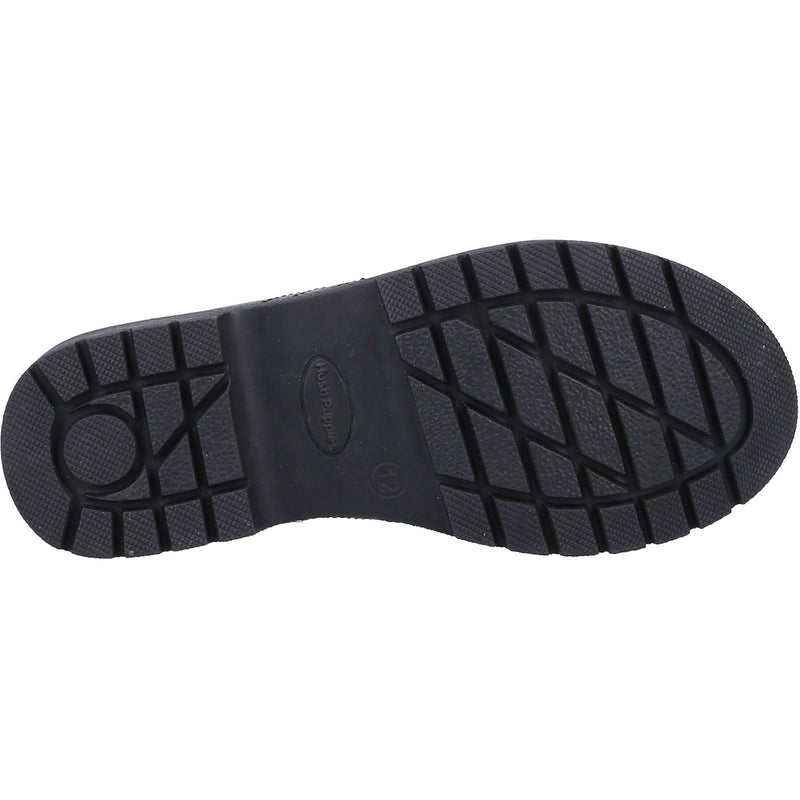 Hush Puppies SALLY SENIOR Leather Girls's Black Brogues