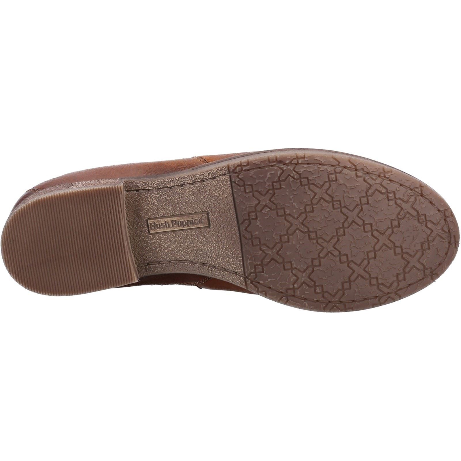 Hush Puppies Edith Leather Women's Tan Boots