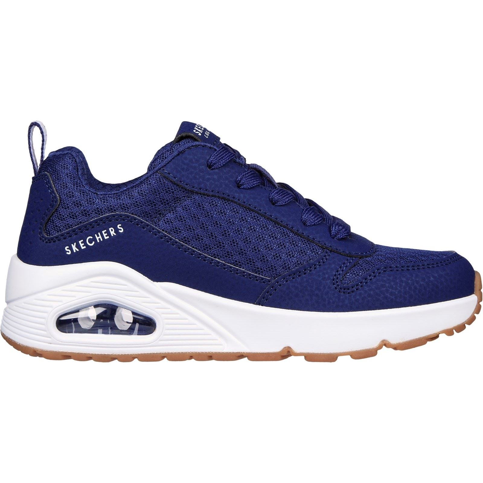 Skechers Uno - Powex Polyurethane Boy's Navy Trainers