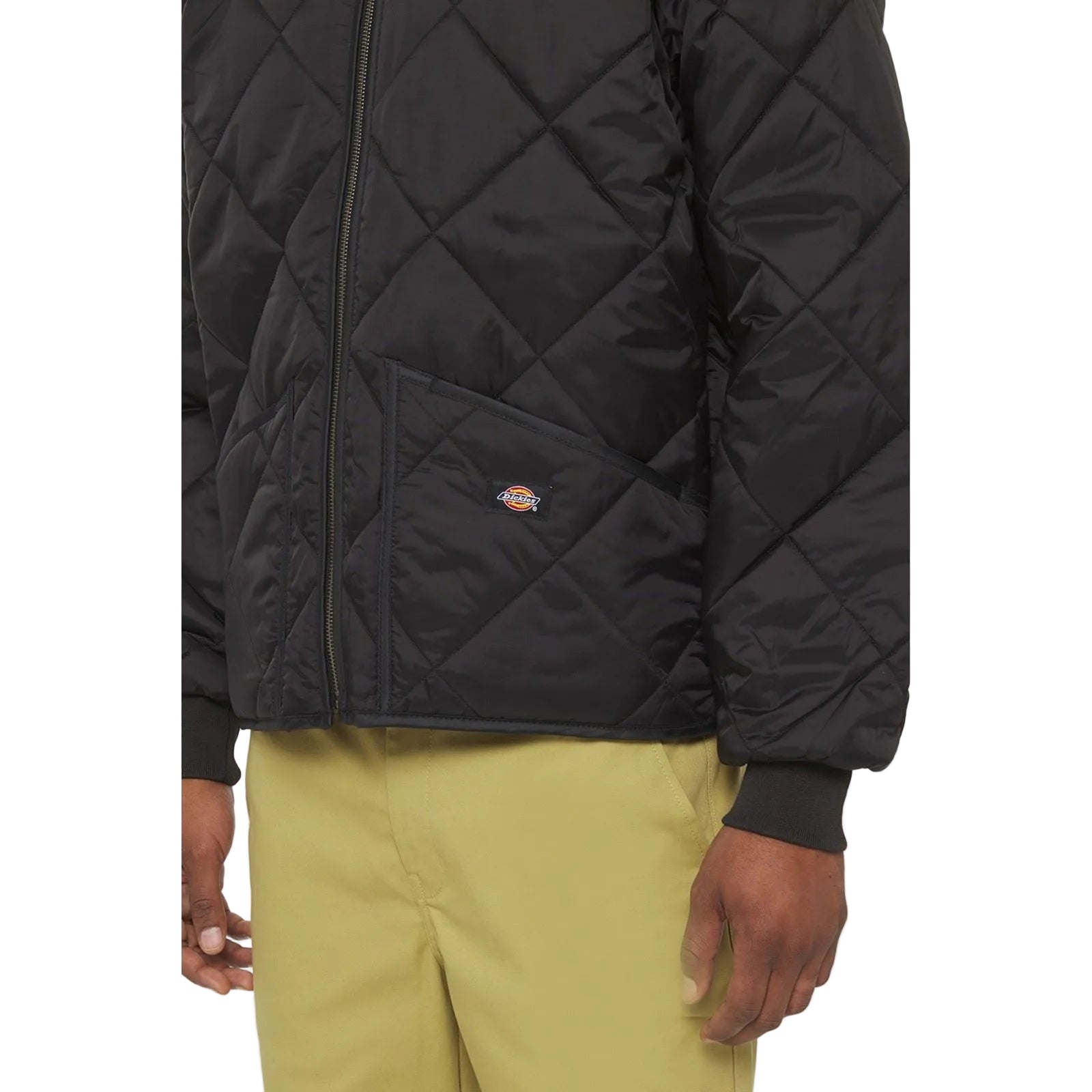 Dickies Diamond Men's Black Quilted Jacket