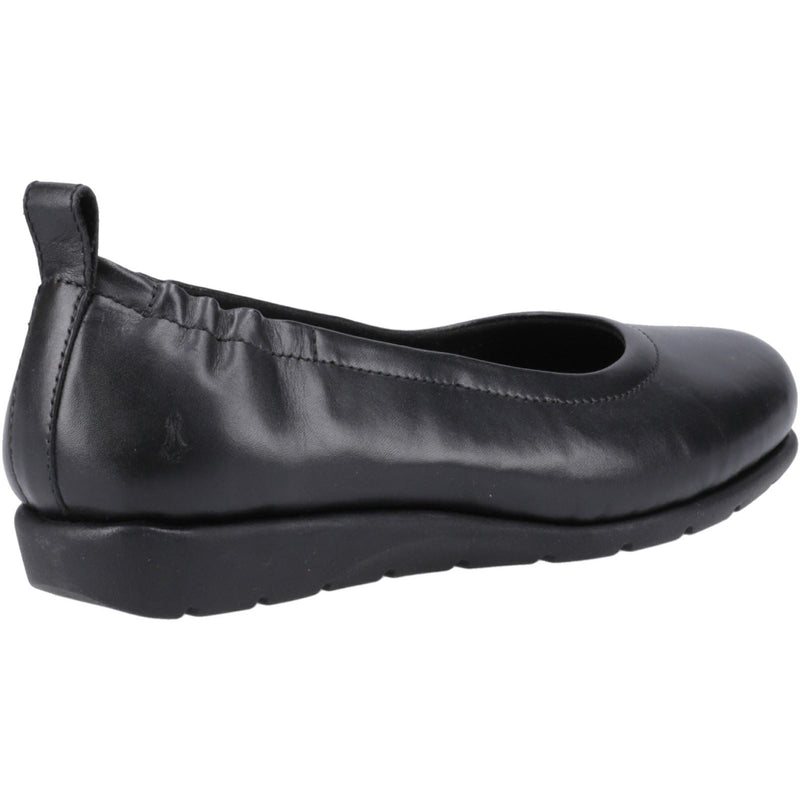 Hush Puppies Skylar Leather Women's Black Flats