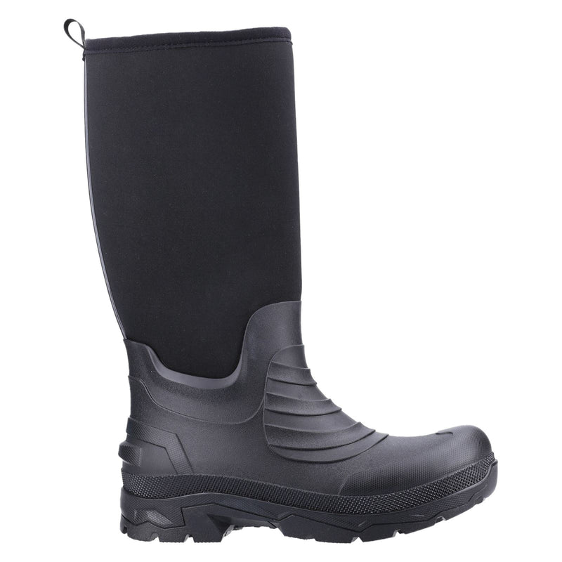 Cotswold Kenwood TPR+Neoprene Black Wellington Boots