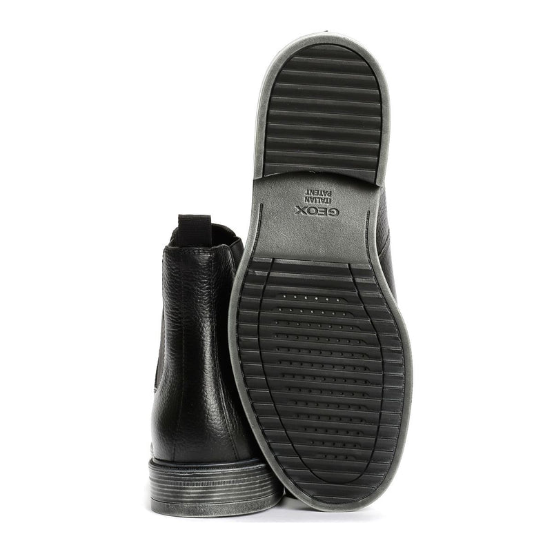 Geox Spherica EC1 Leather Men's Black Boots