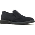 Hush Puppies Earl Slip On Suede Men's Black Loafers