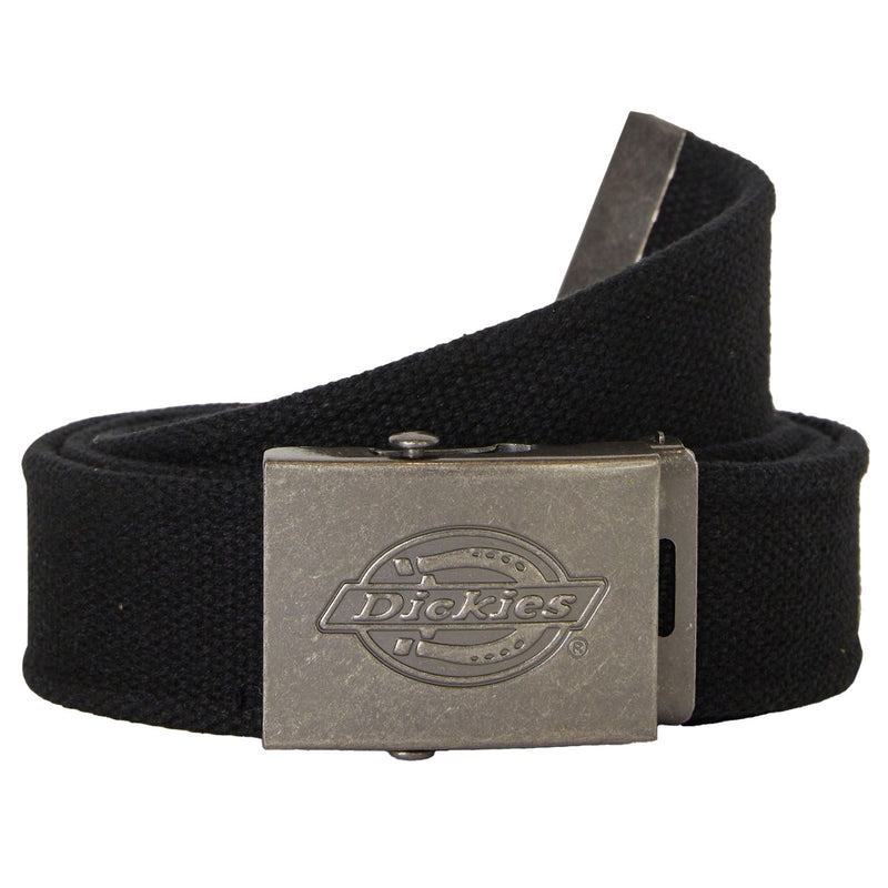 Dickies Canvas Synthetic Unisex Adults Black Belts