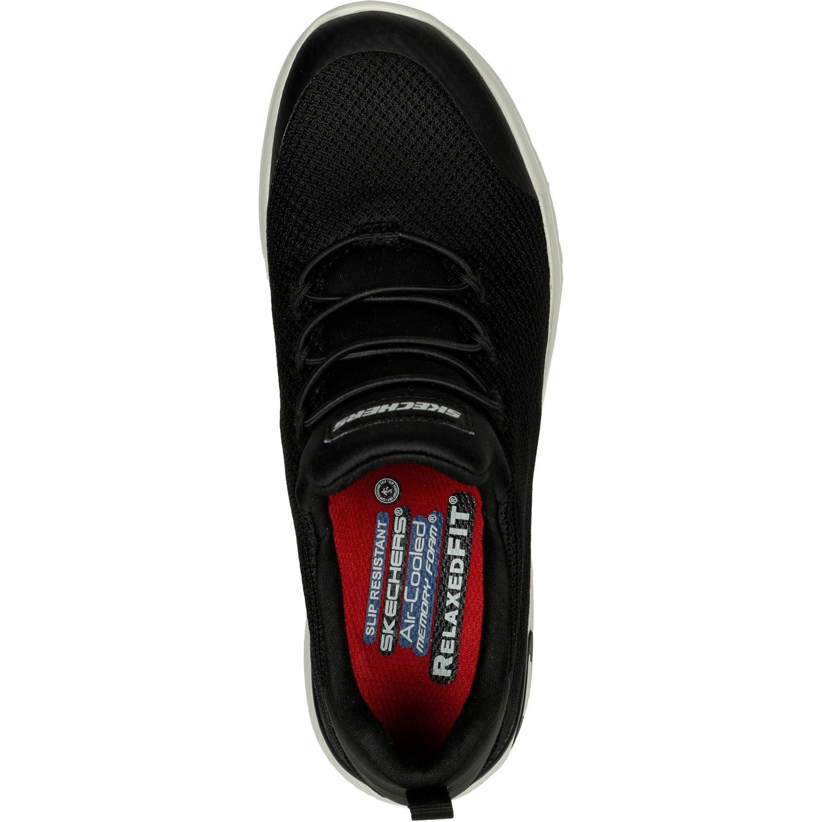 Skechers Workwear Marsing - Waiola SR Mesh Women's Black/White Sneakers