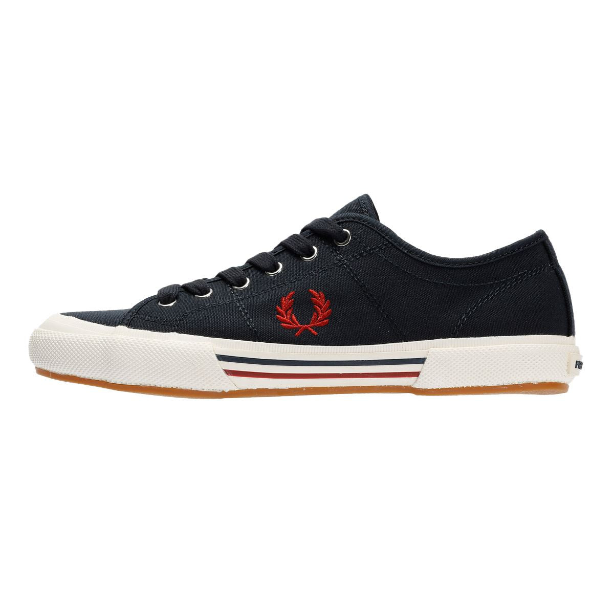 Fred Perry B708 Vintage Tennis Canvas Men's Navy/Red Sneakers