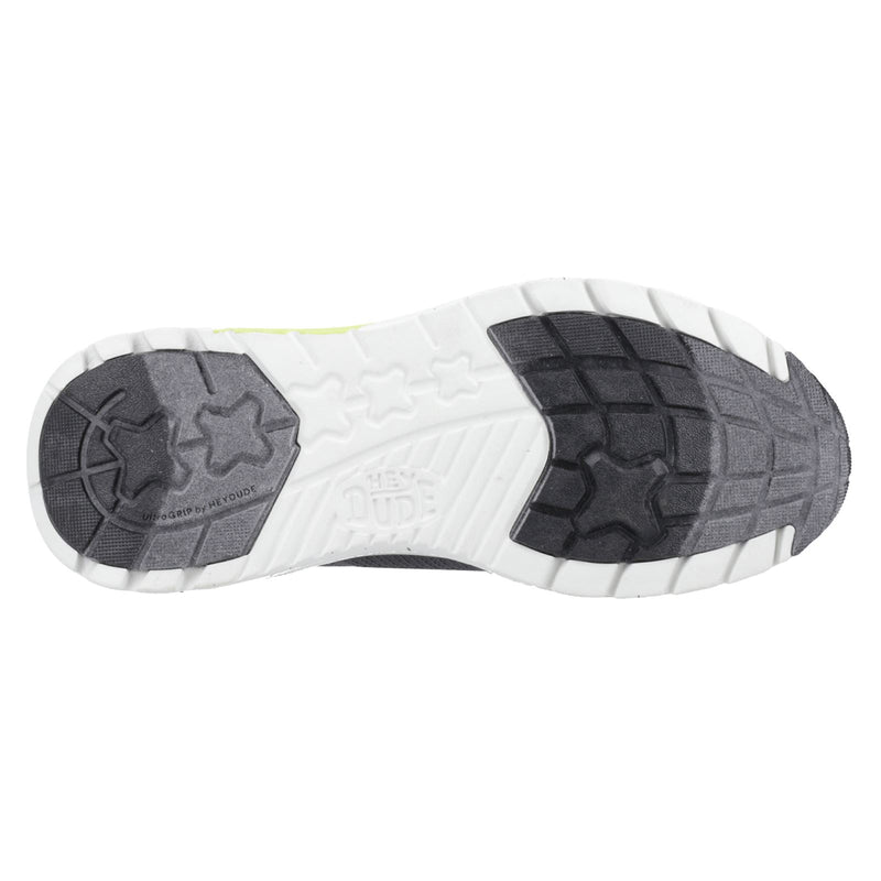 HEYDUDE Sirocco Sport Mode Nylon Men's Heather Grey/Charcoal Sneakers
