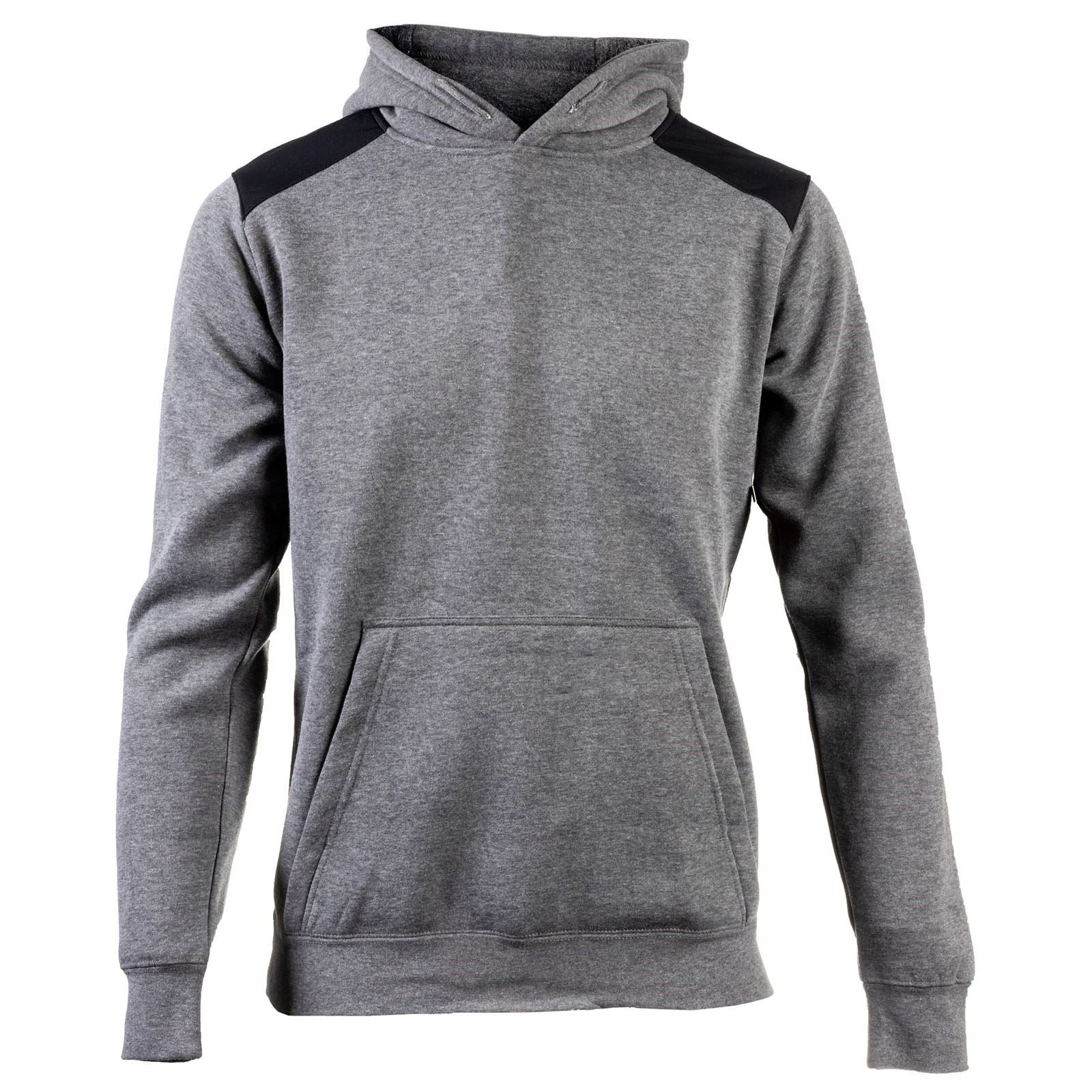 Caterpillar Essentials Synthetic Men's Grey Hooded Sweatshirt