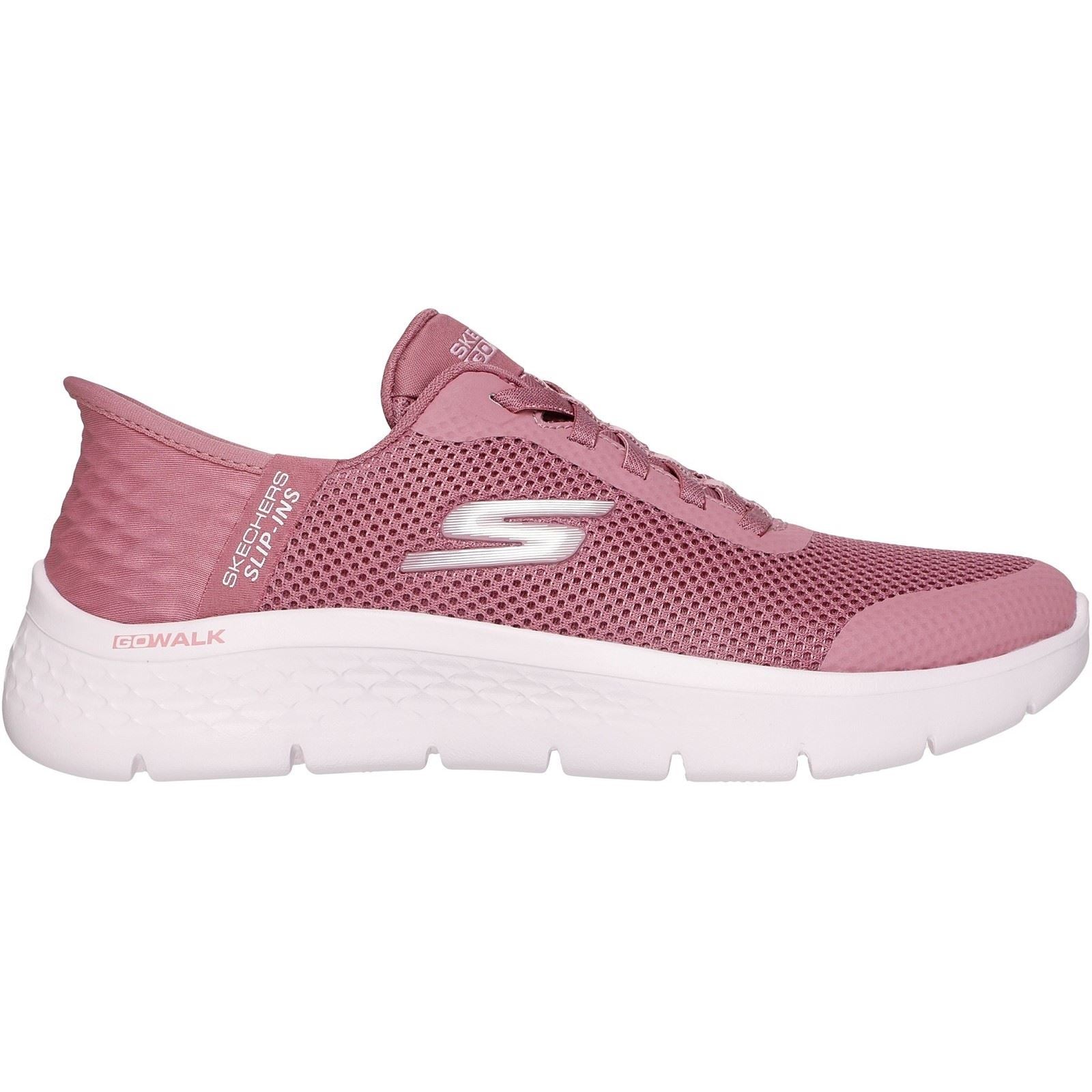 Skechers GO WALK Flex Grand Entry Textile Women's Rose Textile/Trim Trainers