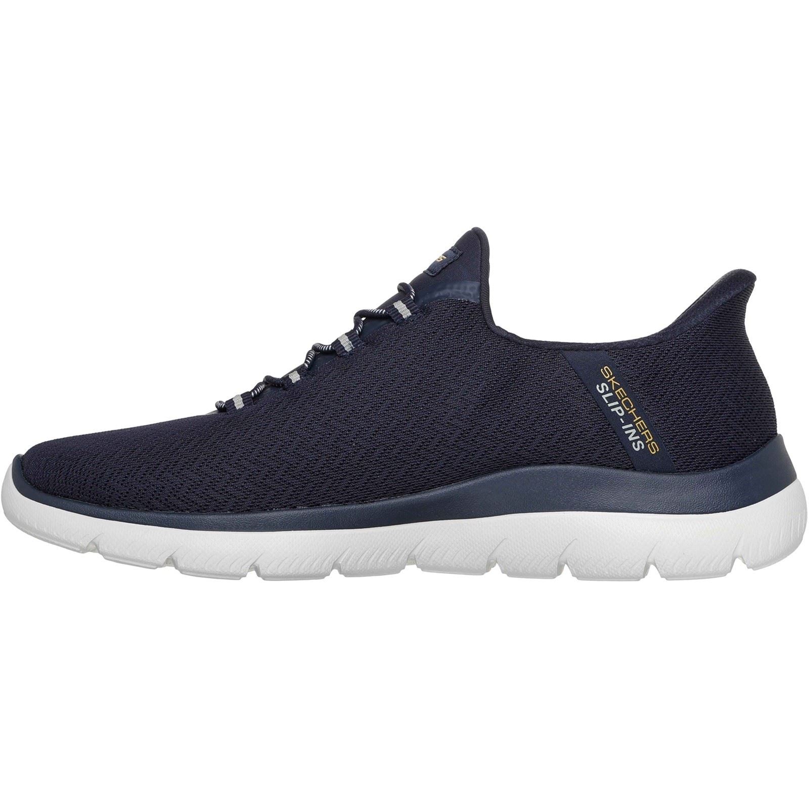 Skechers Arch Fit Summits Kynor Polyester Men's Navy/Yellow Sneakers