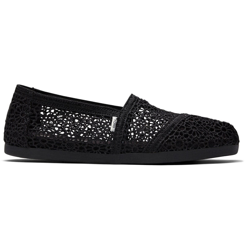 TOMS Alpargata Polyester Women's Black Espadrilles