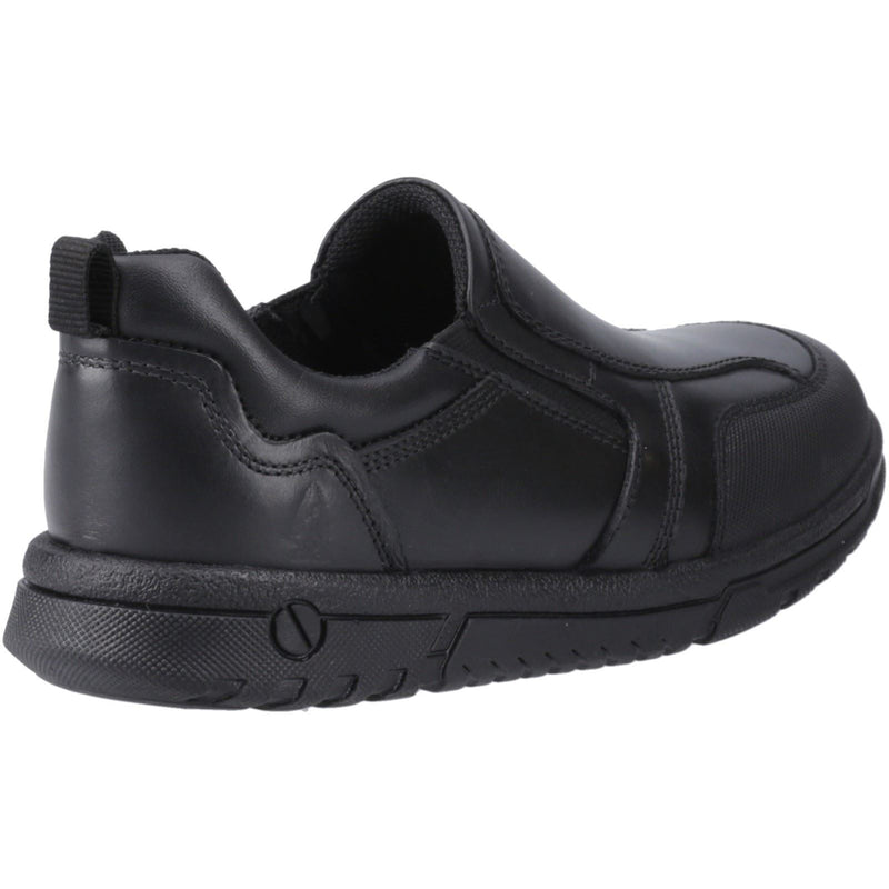 Hush Puppies Sergio Leather Boys's Black Loafers