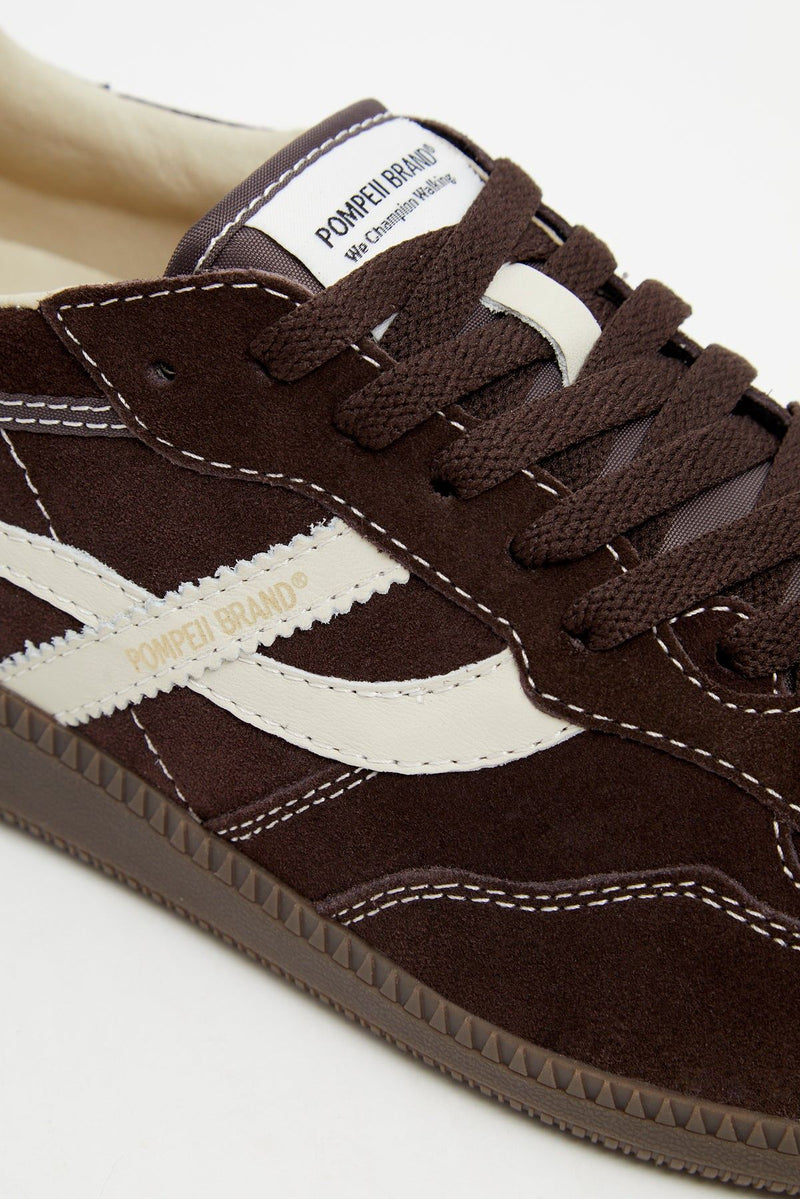 Pompeii Elan Sala Suede Men's Ecru/Biscuit Sneakers