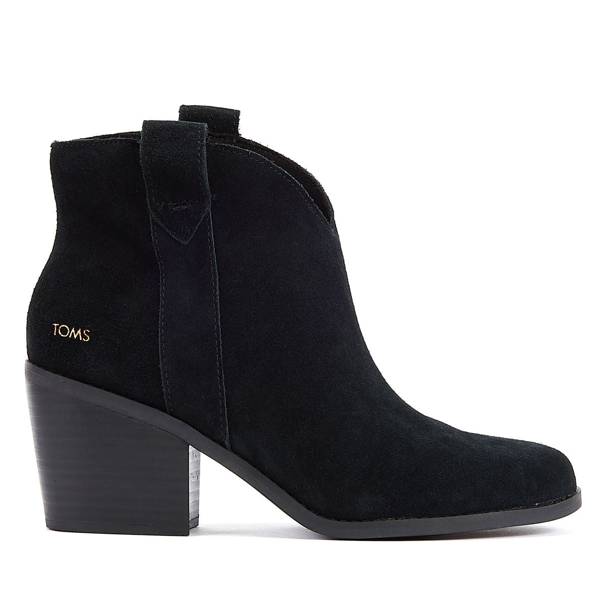 TOMS Constance Suede Women's Black Boots