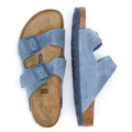 Birkenstock Arizona Suede Elemental Blue Sandals