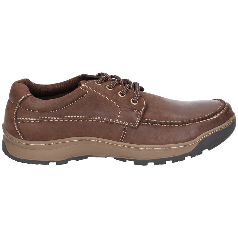 Hush Puppies Tucker Leather Men's Brown Lace-Up Shoes