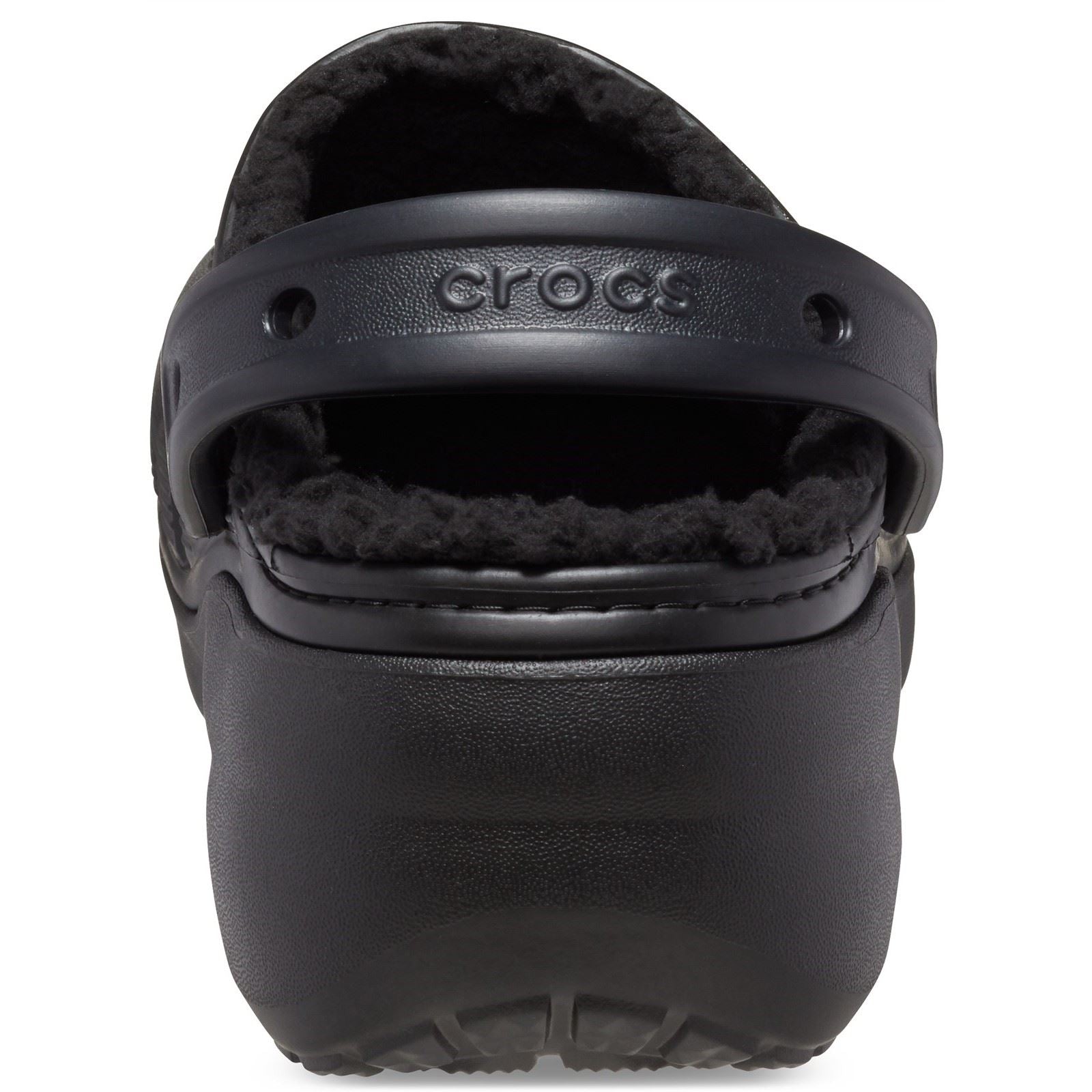 Crocs Classic Platform Lined Synthetic Women's Black Clogs