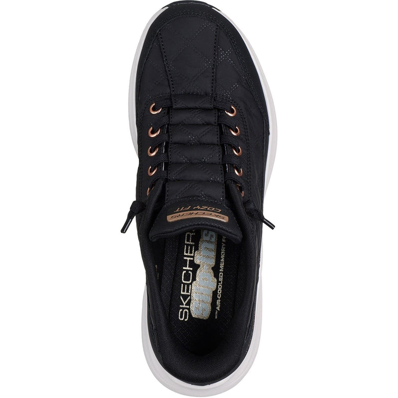 Skechers Contour Foam Golden Hour Textile Women's Black/Rose Gold Sneakers