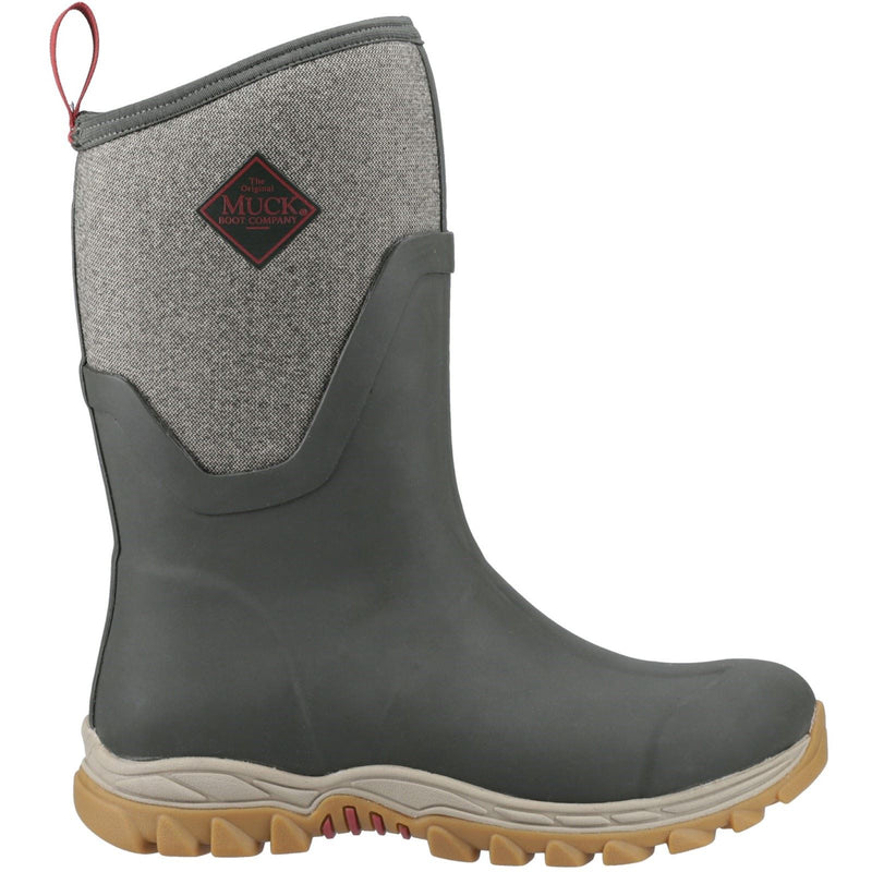 Muck Boots Arctic Sport II Mid Rubber Women's Olive/Herringbone Winter Mid Calf Boots