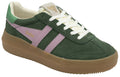 Gola Athena Suede Women's Evergreen/Candy/Jade Sneakers
