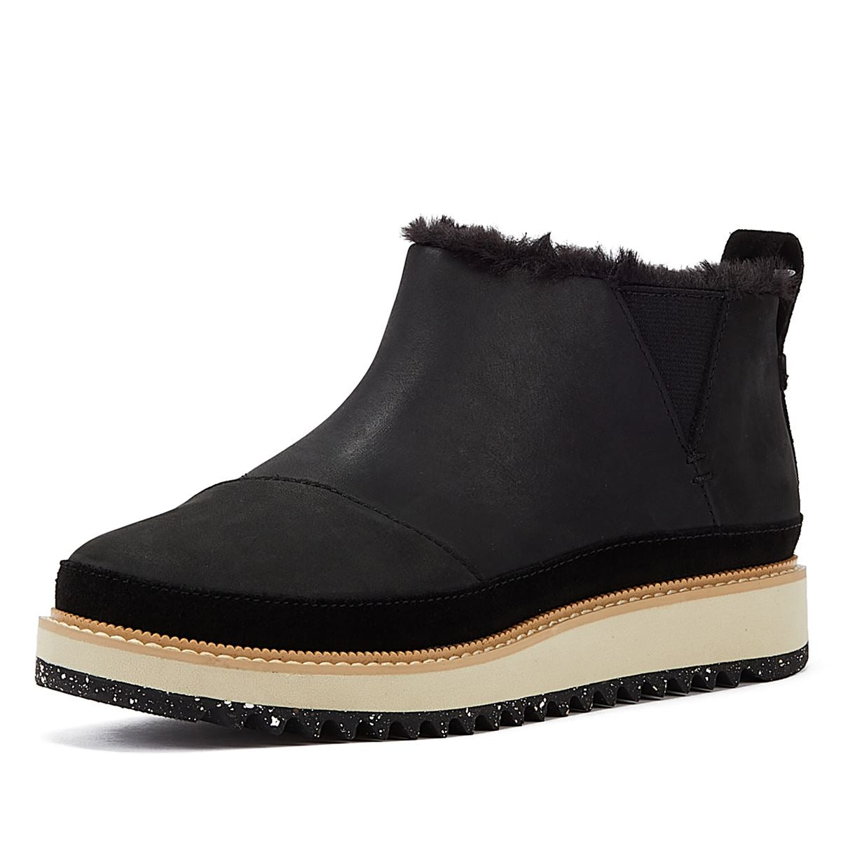 TOMS Marlo Oiled-Nubuck Women's Black Boots
