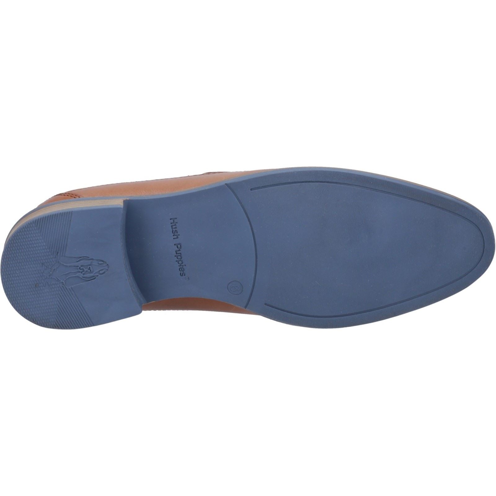 Hush Puppies Donovan Leather Men's Tan Slip-On Shoes