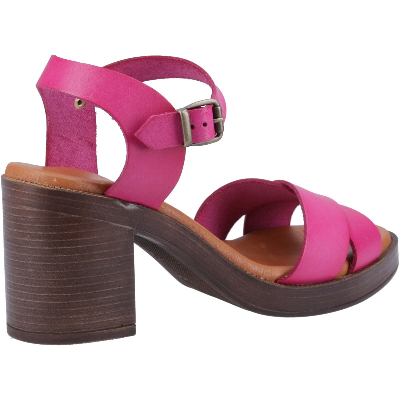 Hush Puppies Georgia Leather Women's Pink Heels