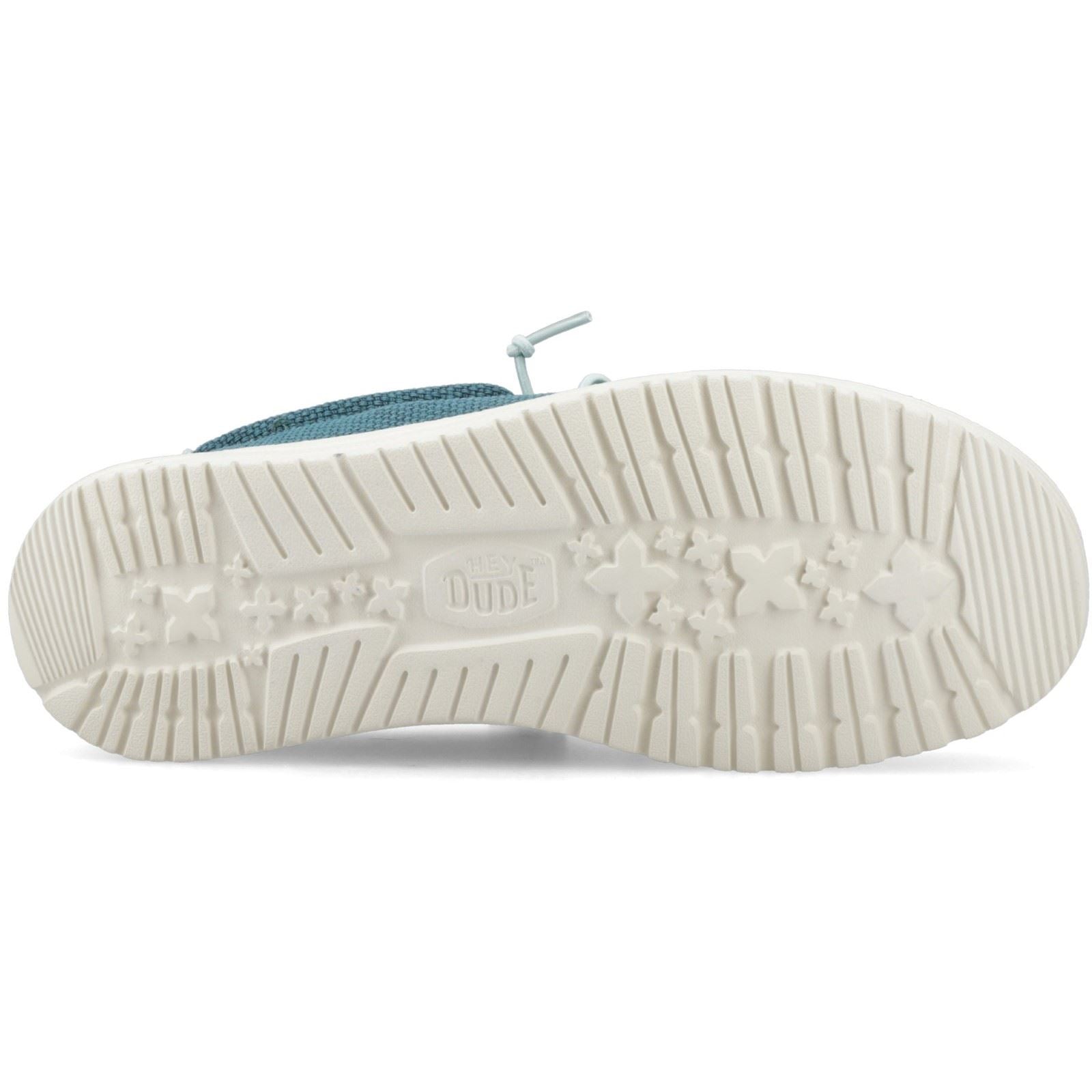 HEYDUDE Wally Braided Polyester Men's Deep Green/Harbor Grey Moccasins Shoes