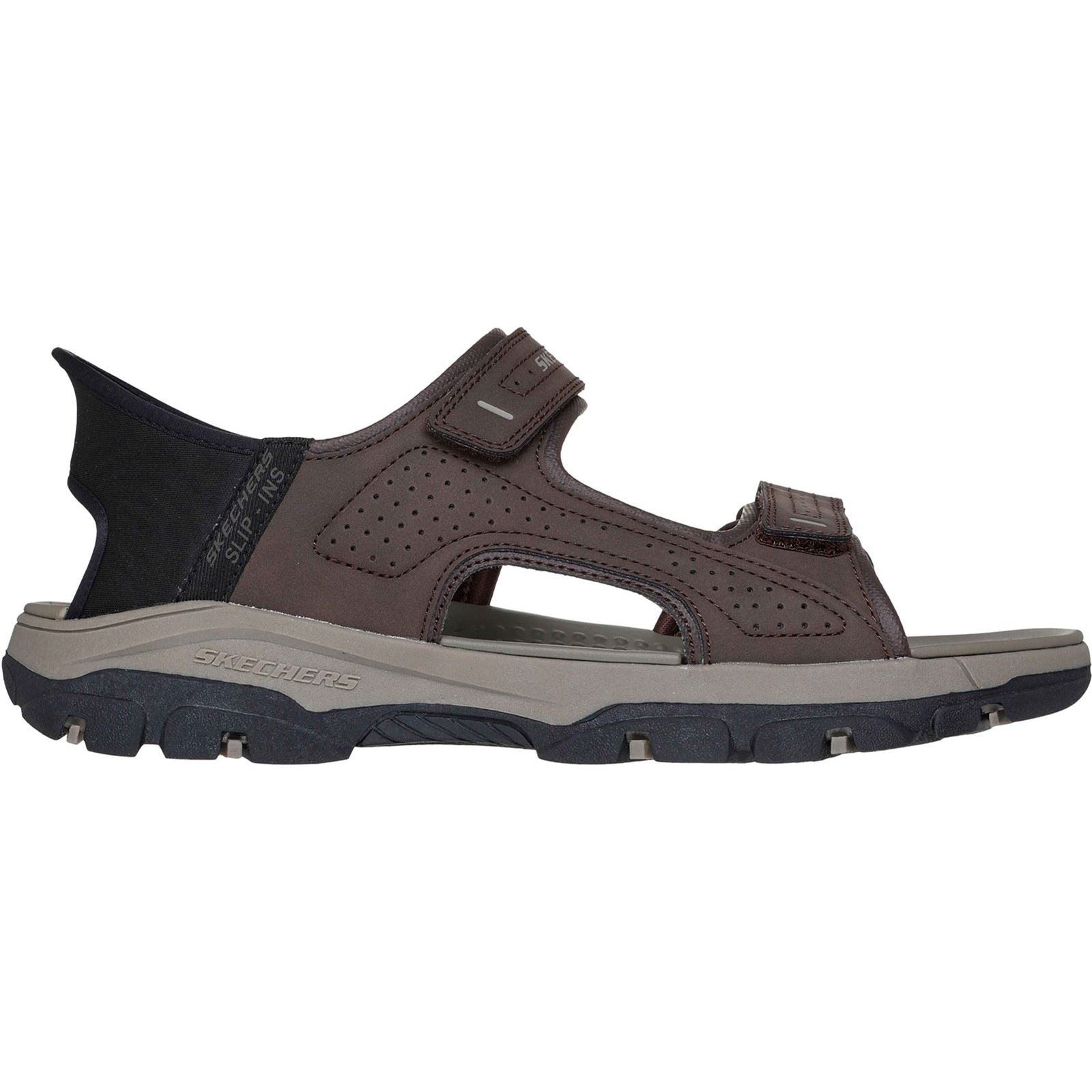 Skechers Tresmen - Reece Polyurethane Men's Chocolate Standard Sandals