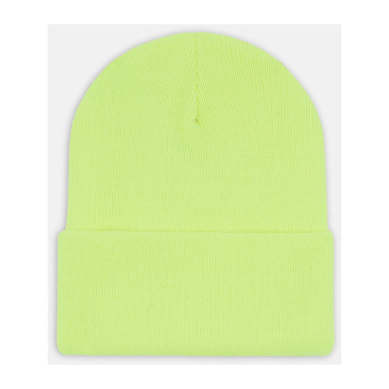 Dickies Acrylic Cuffed Unisex Adults Yellow Beanie Hat