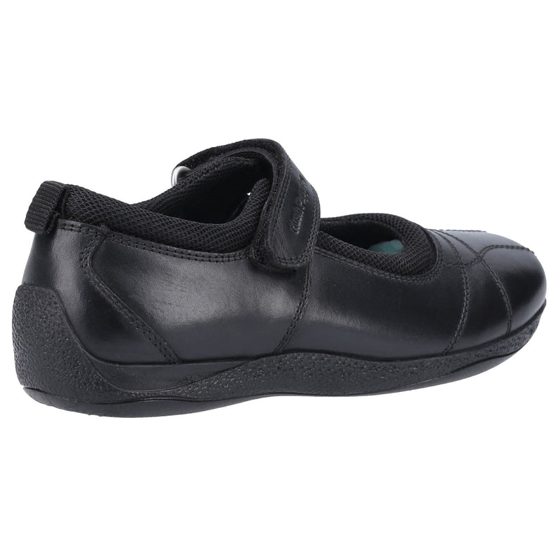 Hush Puppies Clara Junior Leather Girls's Black Shoes