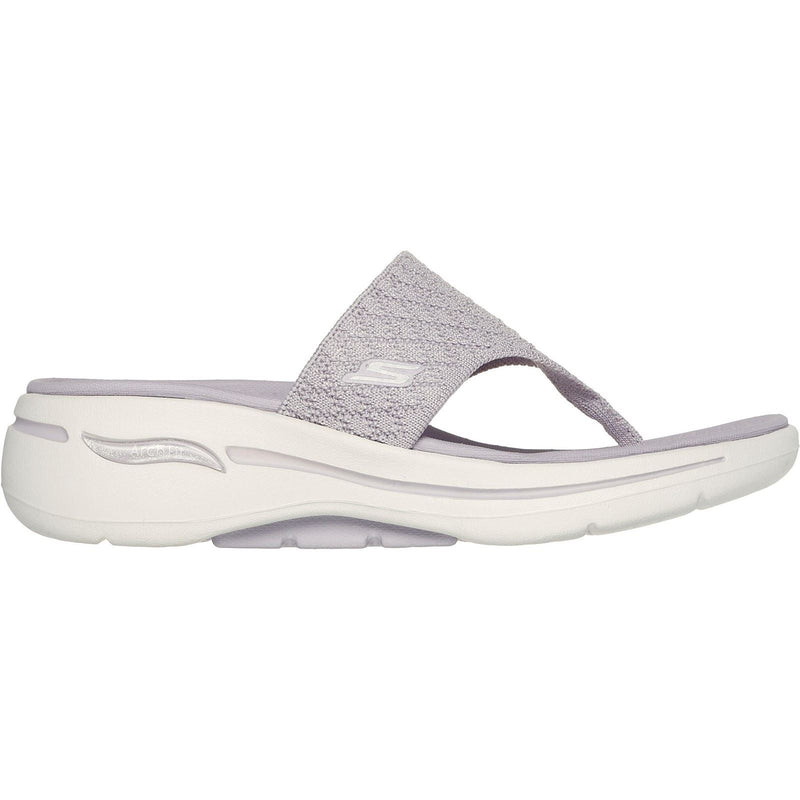 Skechers Go Walk Arch Fit Sandal Spellbound Polyester Women's Lilac Sandals