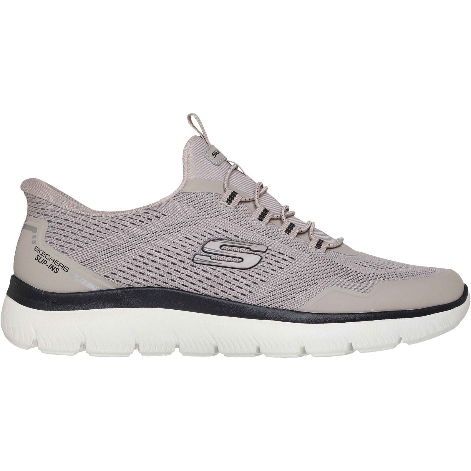 Skechers Summits Top Rate Textile Men's Taupe/Black Standard Sneakers