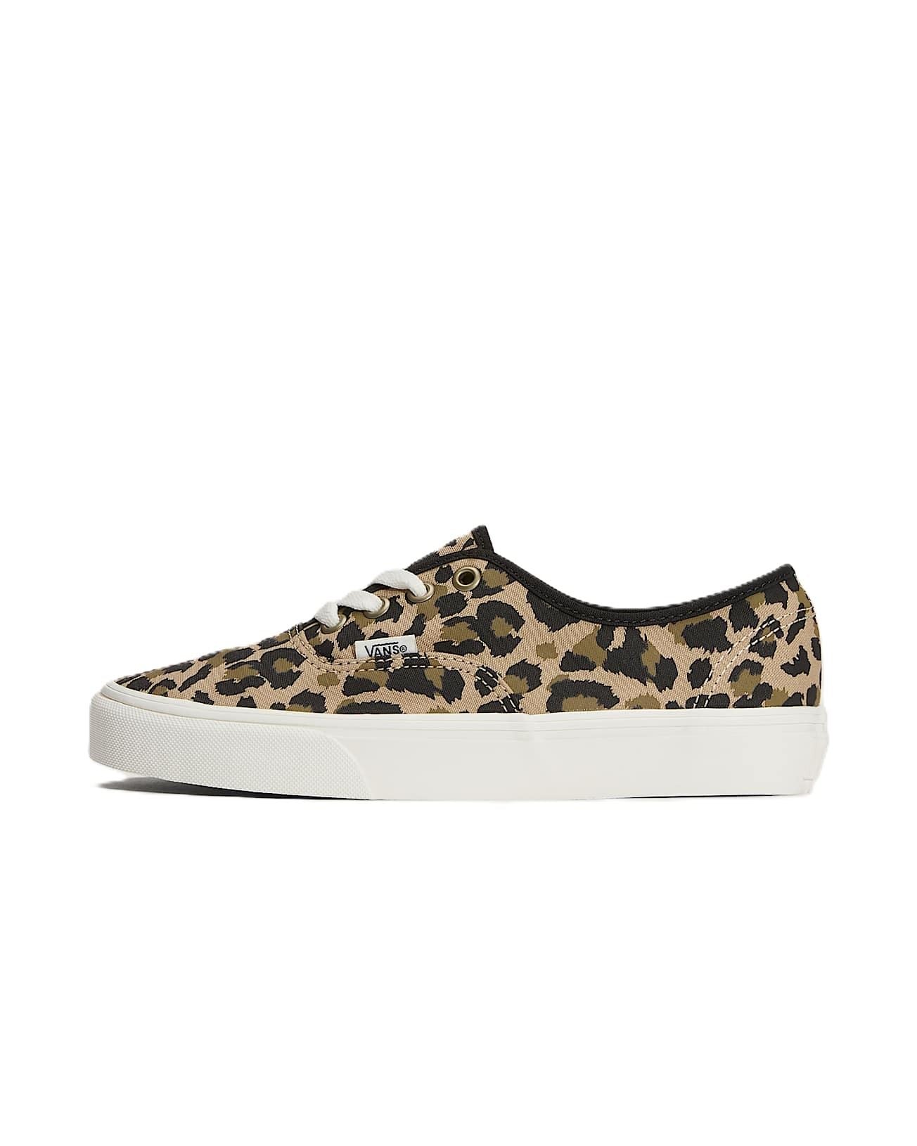 Vans Authentic Canvas Women's Leopard Black/Insense Sneakers