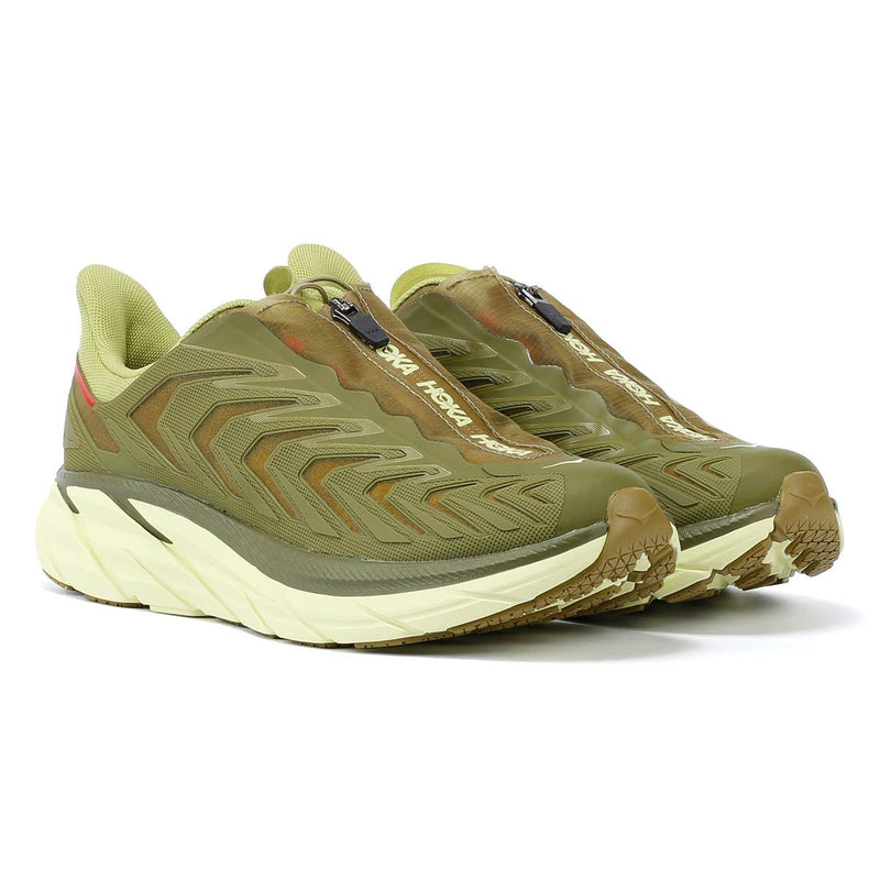 Hoka Project Clifton Avocado / Dark Citron Sneakers