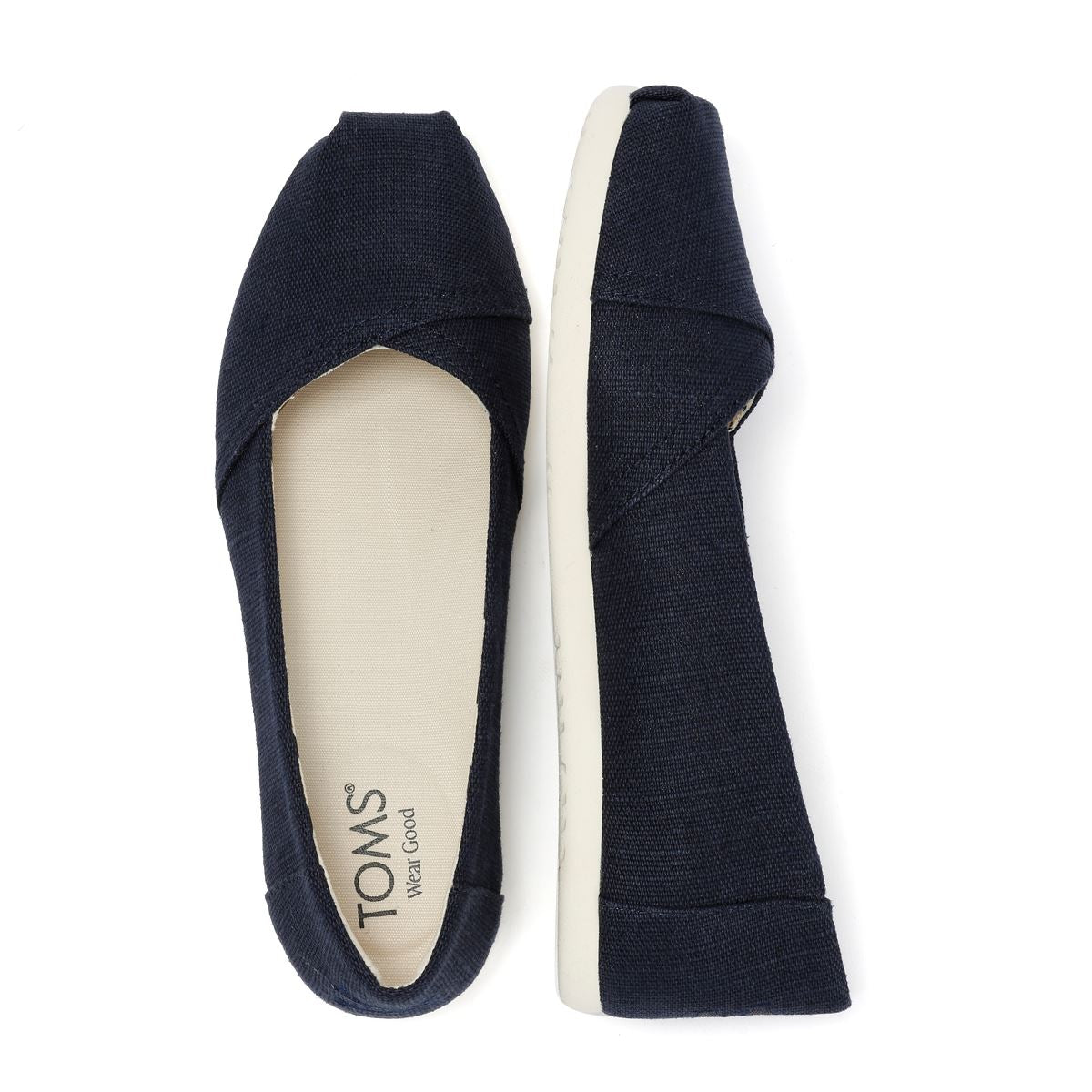 TOMS Alpargata Ballet Canvas Women's Navy Espadrilles