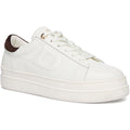 Dune Eden Leather Women's White Trainers