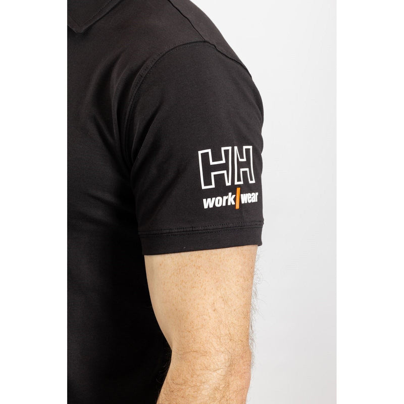Helly Hansen Workwear Kensington Cotton Men's Black Polo Shirt