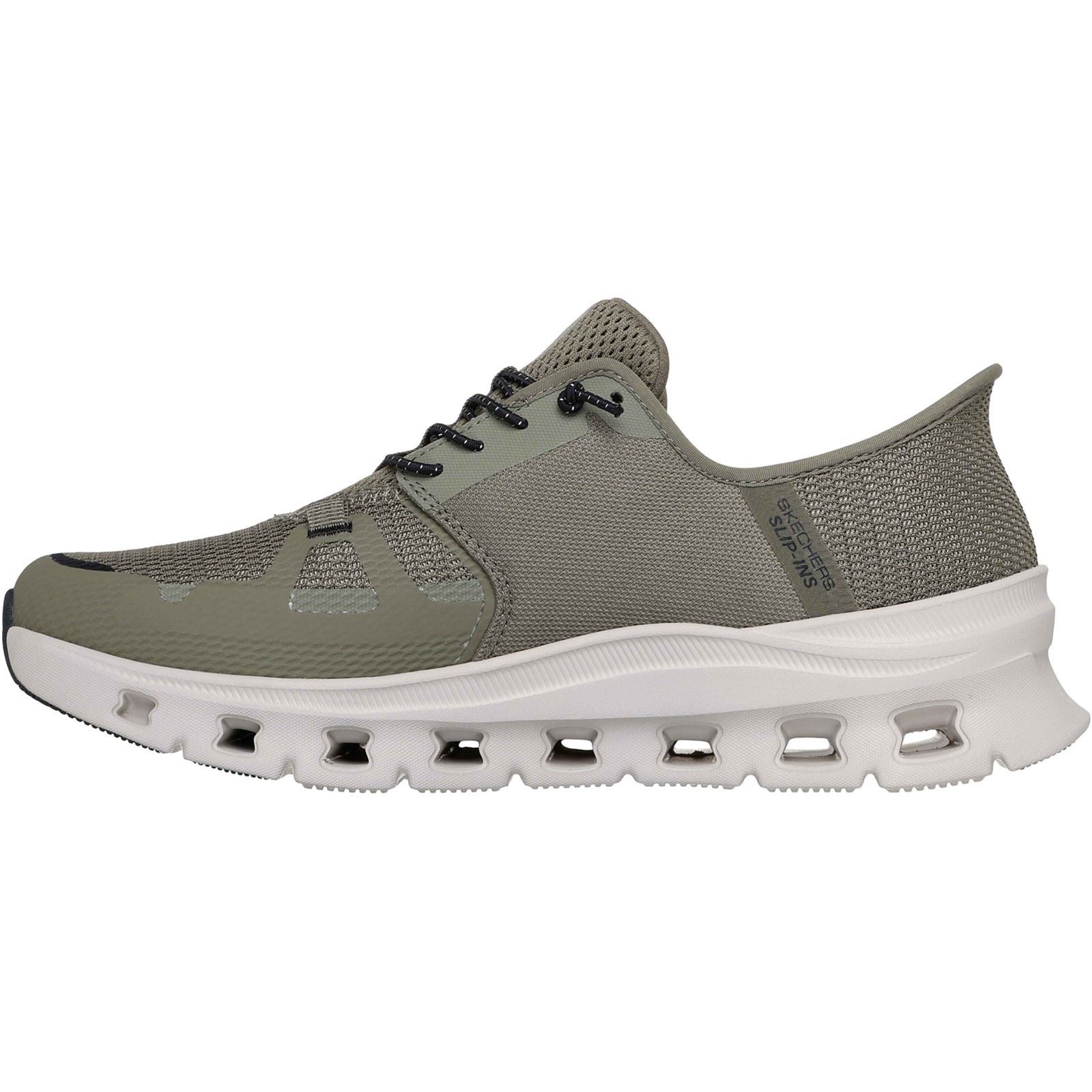 Skechers Glide-Step Pro Textile Men's Olive/Black Standard Sneakers