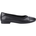 Hush Puppies Emma Senior Leather Girls's Black Ballet Flats