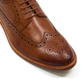 Dune Superior Suede Men's Brown Brogues Shoes