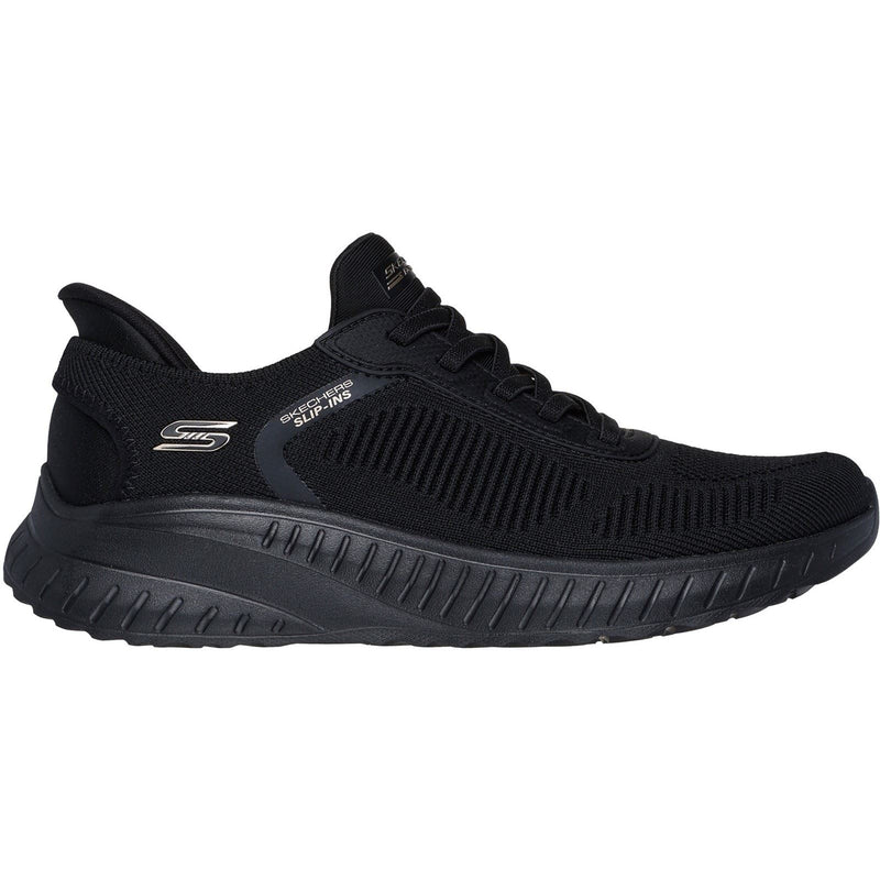 Skechers BOBS Sport Squad Chaos Textile Women's Black Trainers