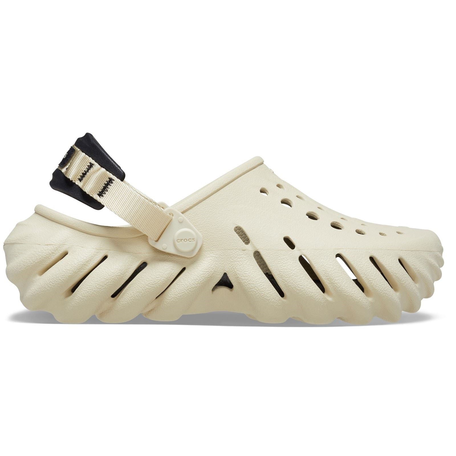 Crocs Echo Synthetic Bone/Black Clogs