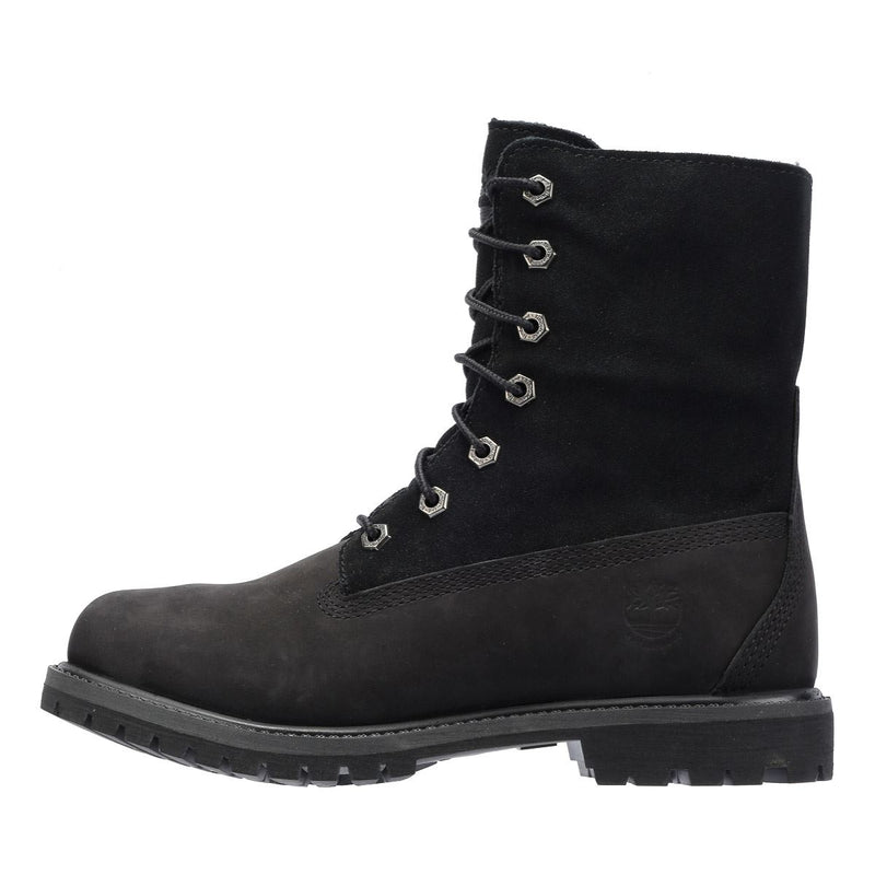 Timberland Warm Lined Waterproof Leather Women's Black Boots