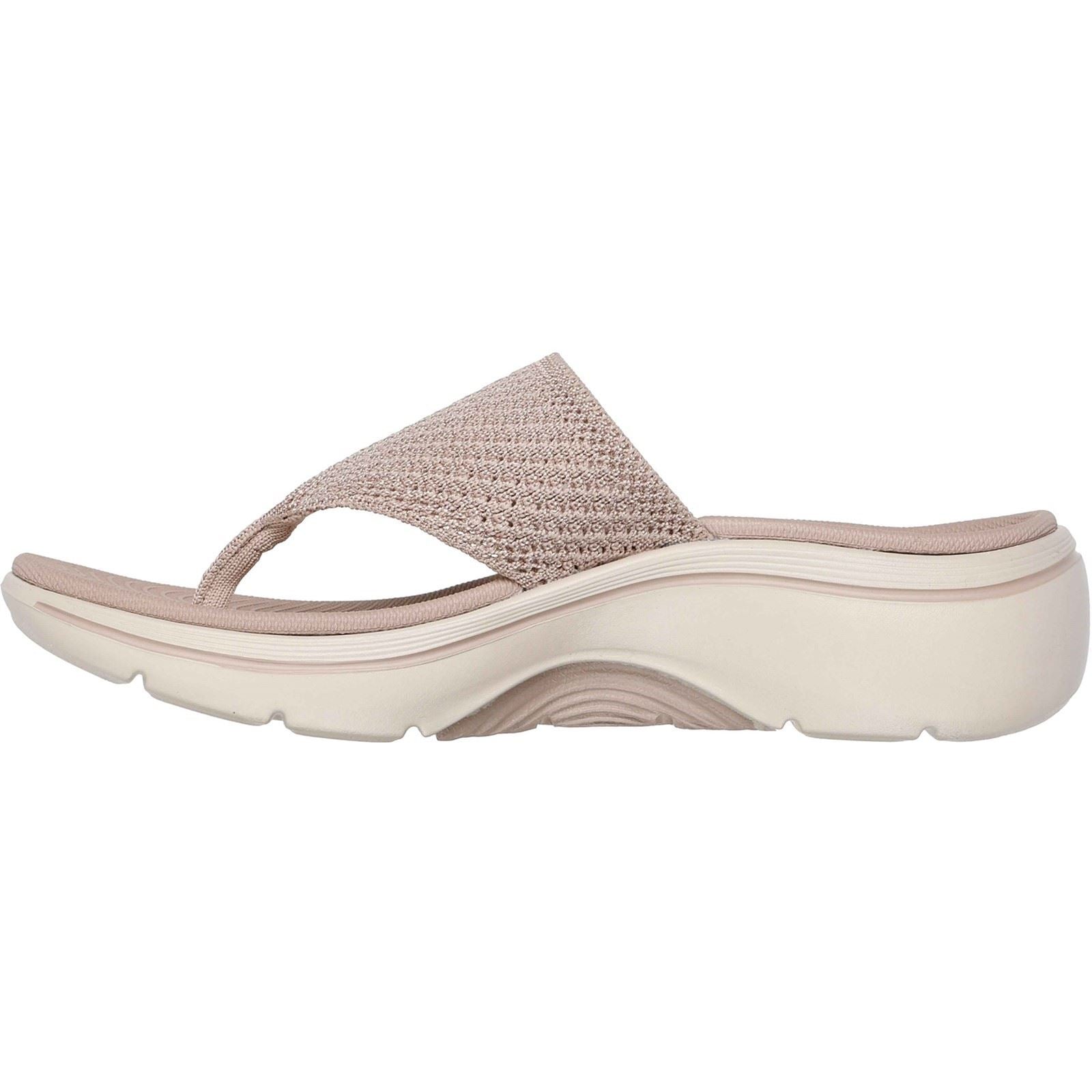 Skechers Go Walk Arch Fit 2.0 Textile Women's Taupe Standard Sandals